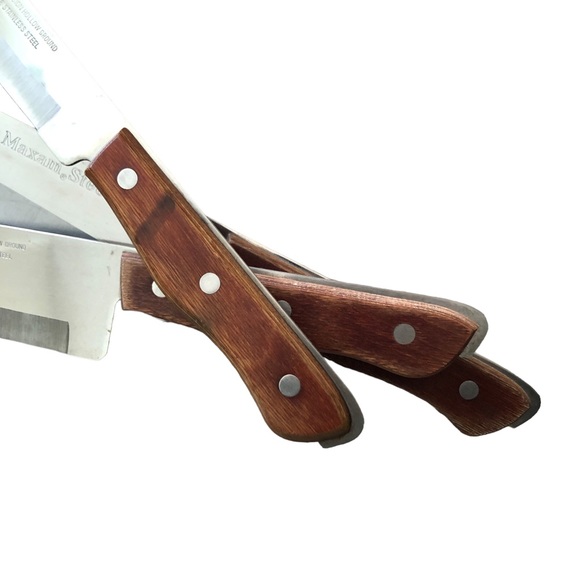 Maxam Precision Hollow Ground Fine Stainless Steel Knives - Picture 14 of 15